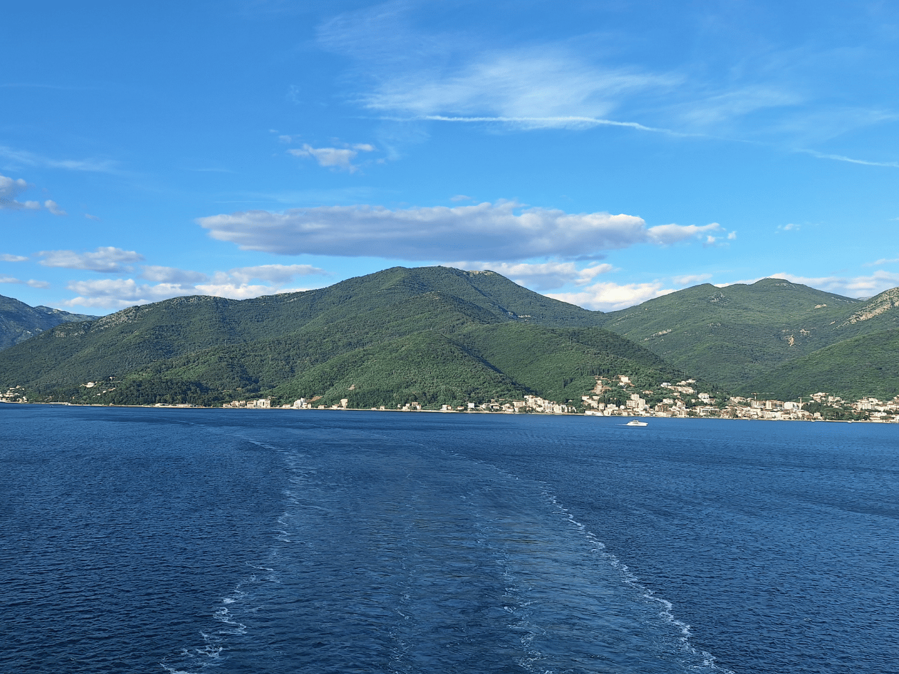 De haven van Kotor uit varen is prachig!