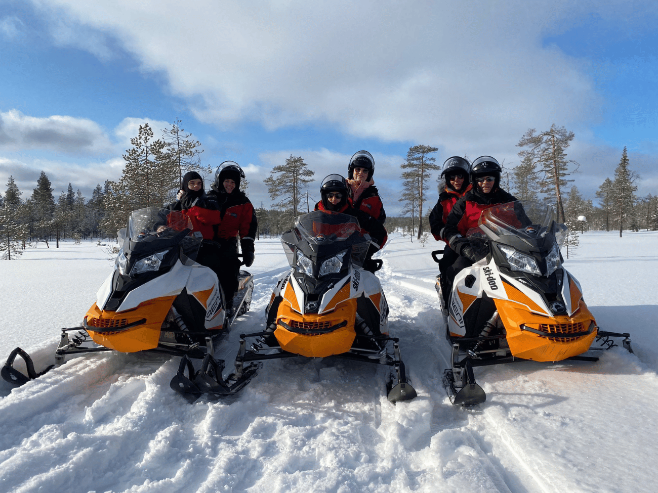Sneeuwscootersafari