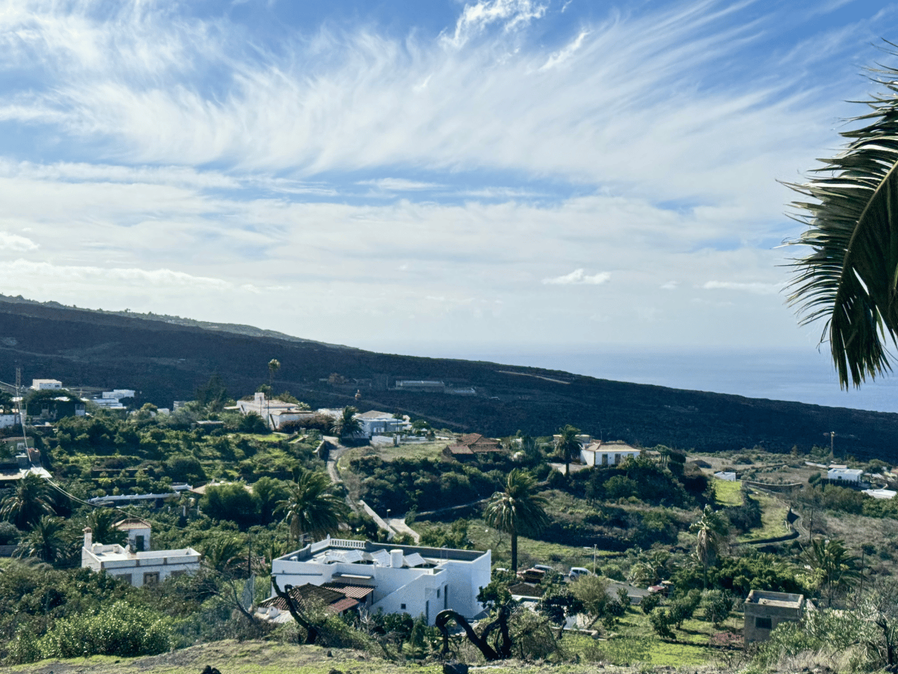 La Palma - uitzicht over de uitbarsting van 2021