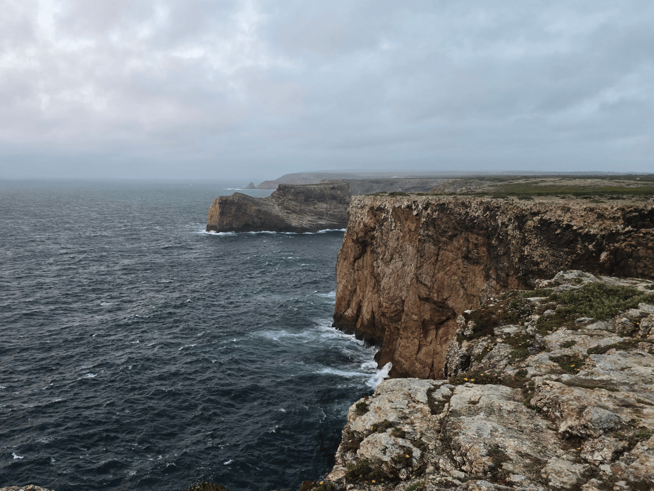 Cabo de São Vicente (helaas zonder zonsondergang)