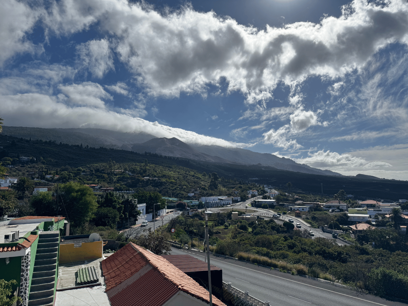 La Palma - uitzicht over de uitbarsting van 2021 